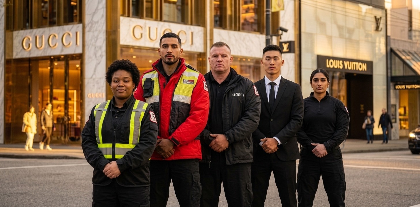 Blackstone Security team on patrol in downtown Vancouver