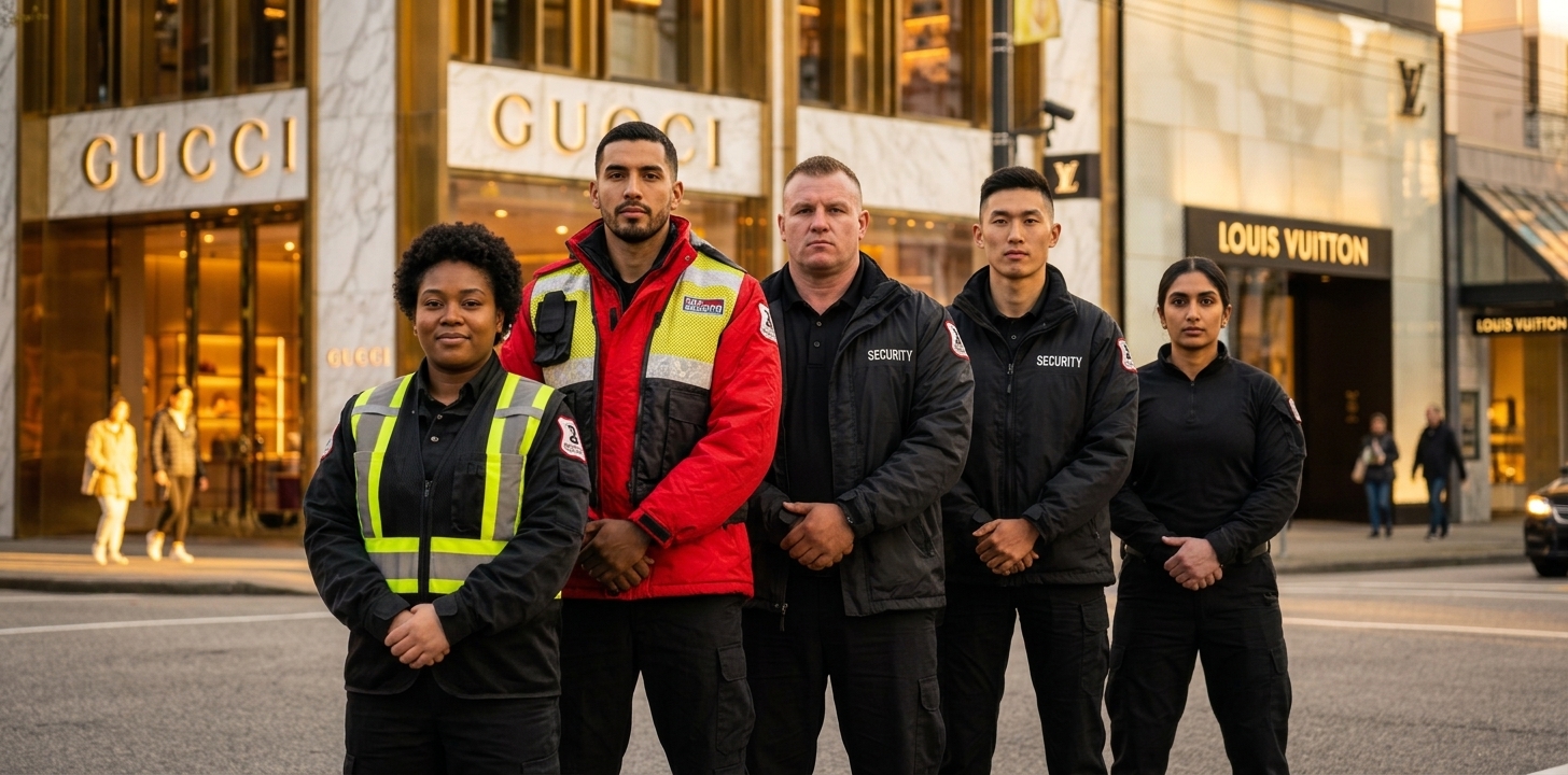 Blackstone Security team on patrol in downtown Vancouver